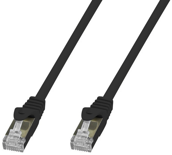 Cavo di rete Patch in CCA Cat.6A Grigio UTP 0,30m